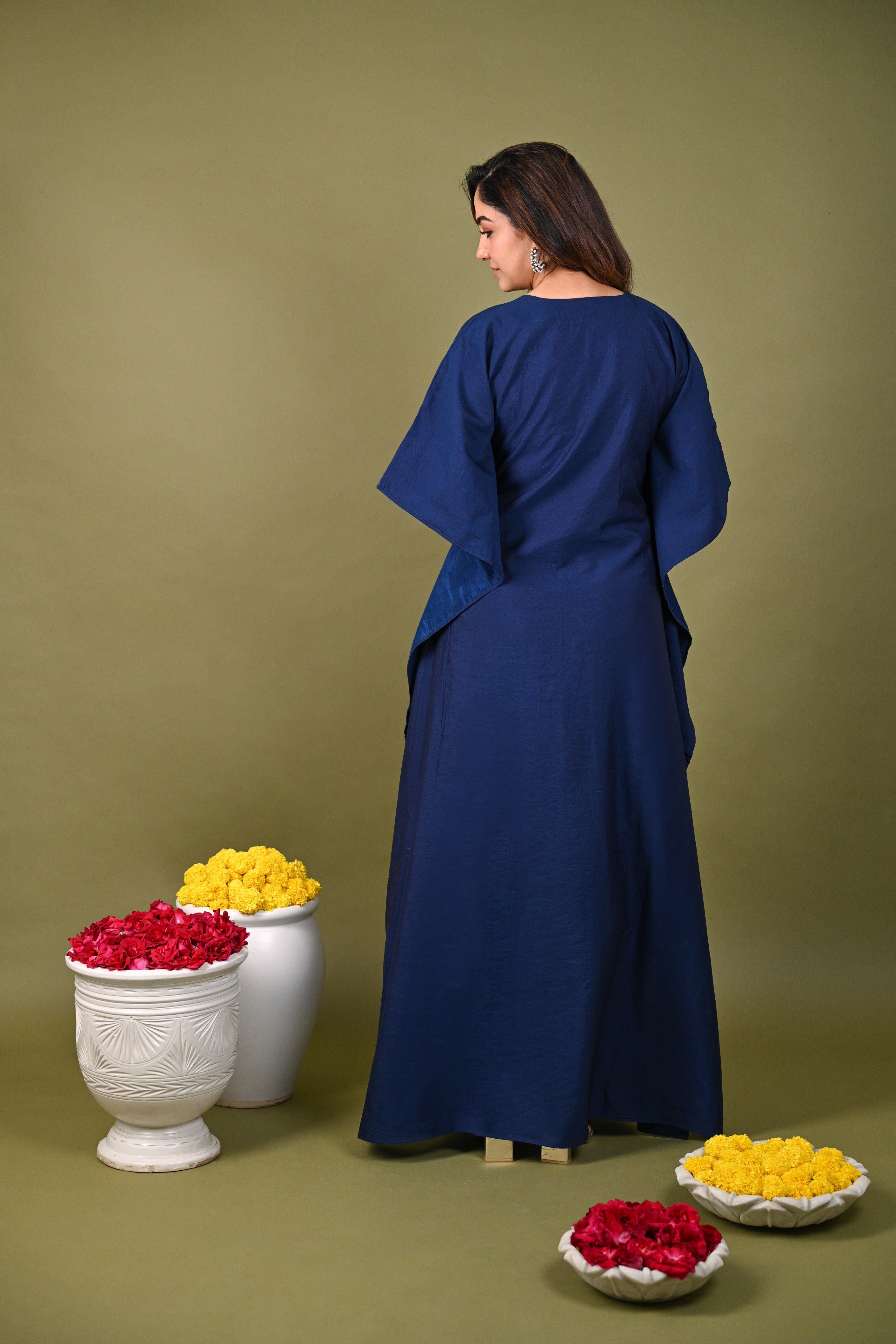 Navy Blue Kaftan
